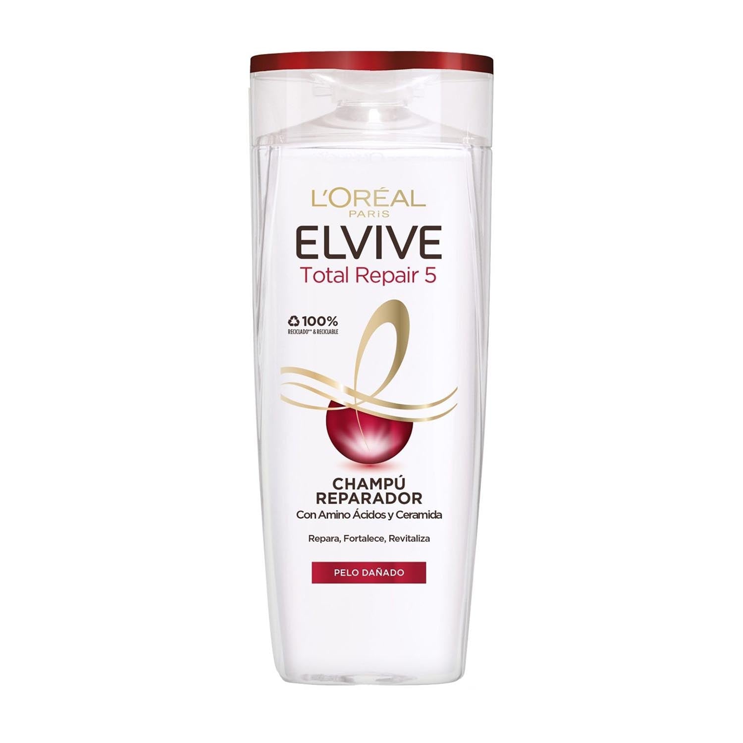 Elvive Total Repair 5 Champu Reparador Con Aminoacidos 370Ml